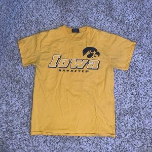 yellow Iowa shirt